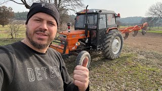 Fi̇at Traktörler İle Tarla Sürümü Ve Yulaf Eki̇mi̇ Yaptik