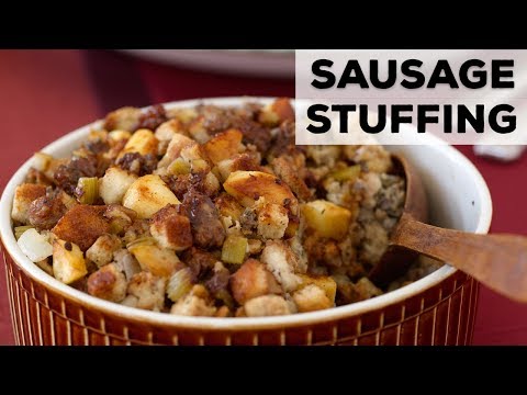 Sausage, Apple and Sage Stuffing | Food Network