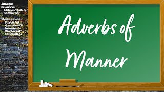 English 3 (Adverbs of Manner)