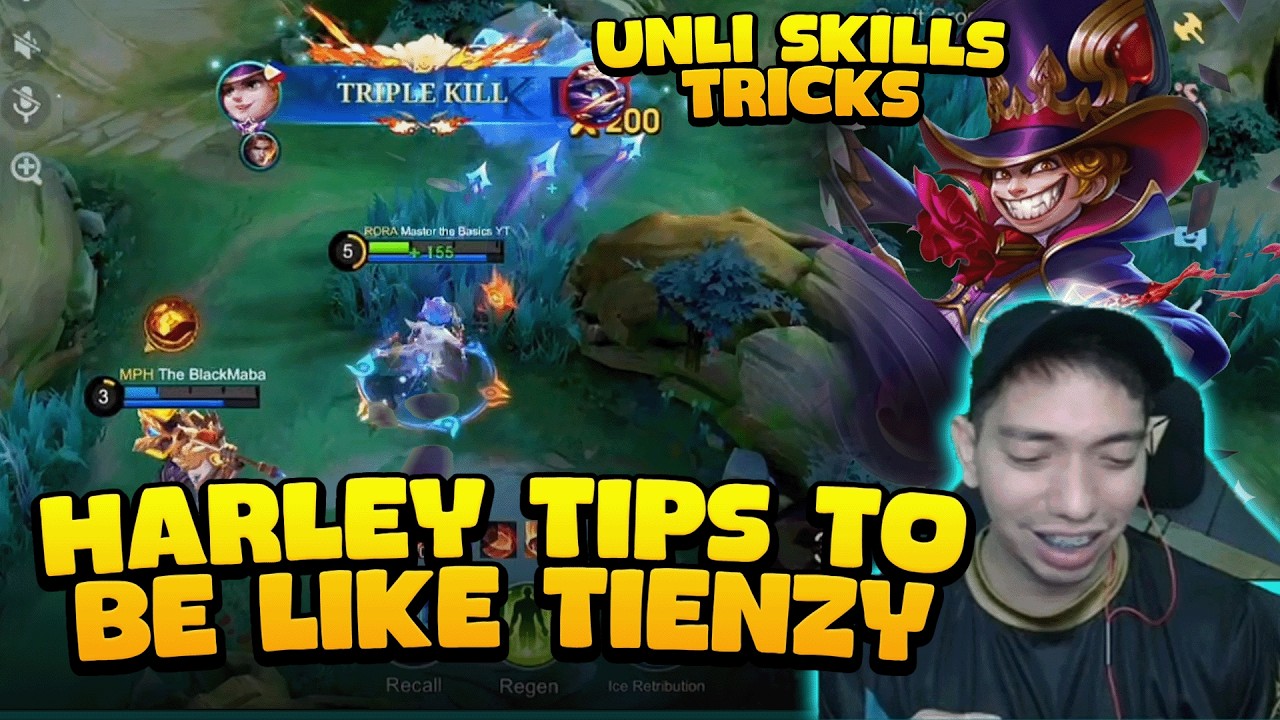 The Secret of Tienzy's Harley | Harley Gameplay | MLBB