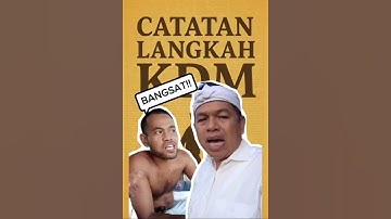 KDM di bilang BANGSAT !😱 #kangdedimulyadi #CatatanLangkahKDM #kdm #bapakaing #shorts