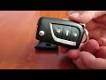 Jak wymienić baterię w kluczyku ? Jak rozebrać kluczyk ? Toyota Auris Avensis Yaris Corolla