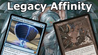 ROBOTS GO BRRRRR!  Tangle Wire Simulacrum Synthesizer Affinity (Legacy Artifact Deck MTG) screenshot 4