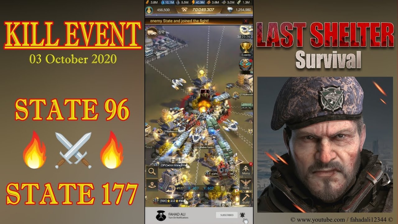 State 96 vs State 177 - LC Battle || Kill Event || Last Shelter Survival