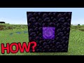 The Smallest Nether Portal EVER!