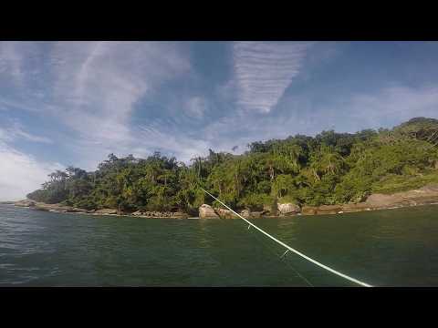 Mar agitado e meu primeiro robalo na artificial - PESCA DE JETSKI