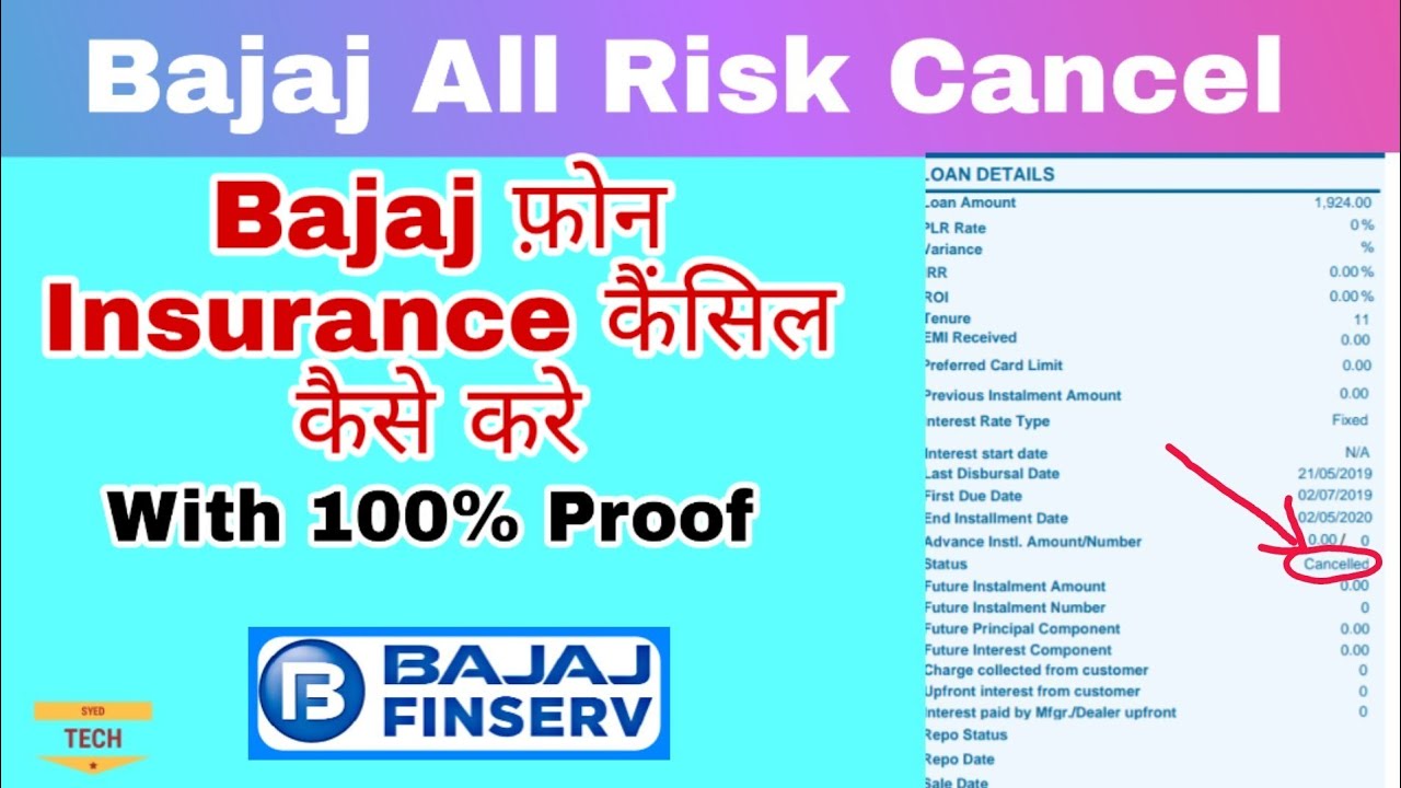 How To Cancel Bajaj Mobile Insurance Bajaj All Risk