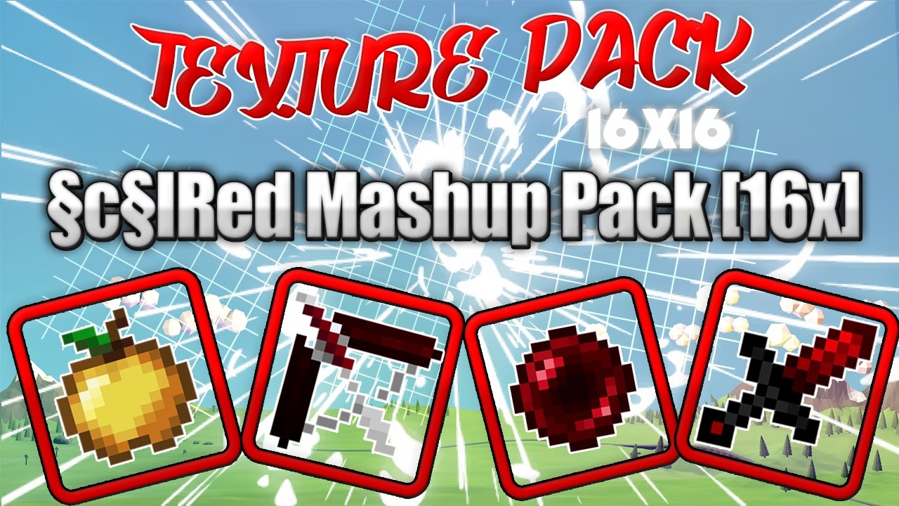 Red Mashup Pack [16x] TEXTURE PACK PARA PVP! YouTube