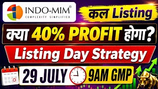 Indo mim ipo gmp today🤑Indo mim ipo listing day strategy🔥indo mim ipo listing Tommorow✅indo mim ipo✅