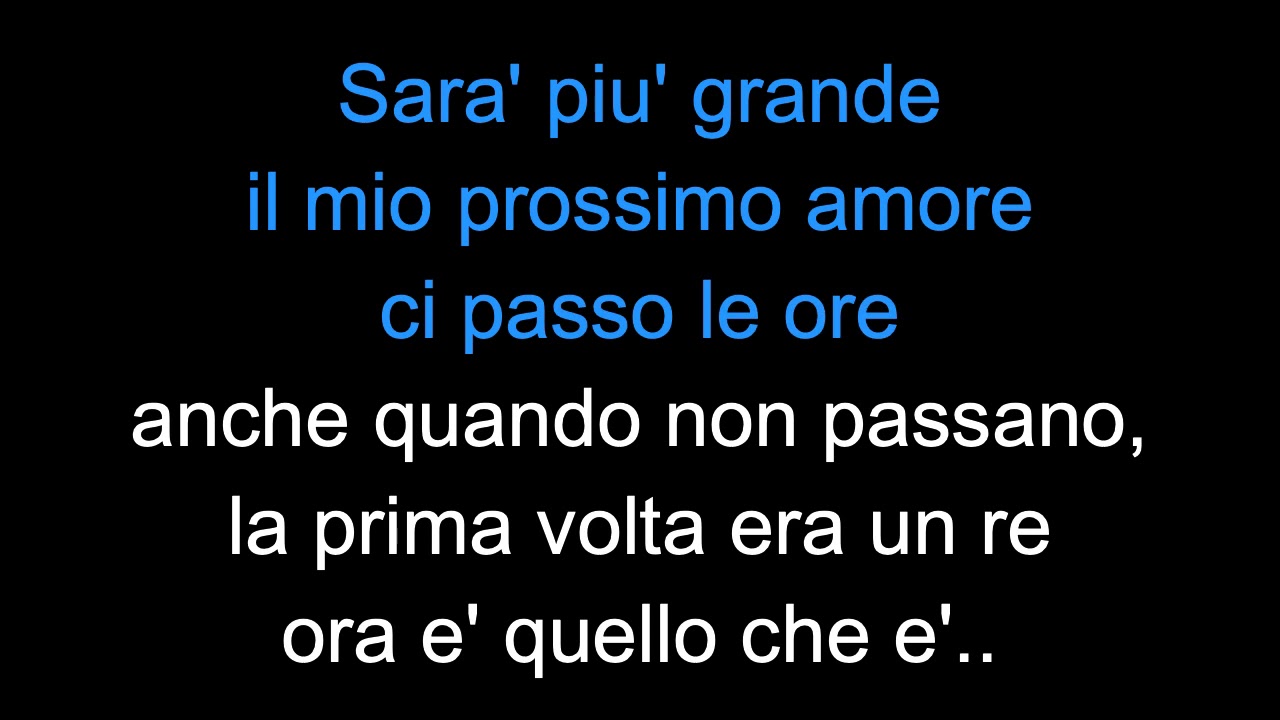 Loretta Goggi - Il mio prossimo amore - Karaoke