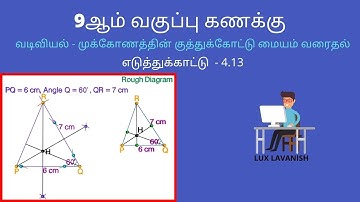 STD-9 - MATHS - Eg.4.13 - CONSTRUCTION OF ORTHOCENTRE OF A TRIANGLE - LUXLAVANISH