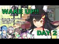 [ 2 May 2021 ] Mio Waking Up Suisei, Noel, Matsuri & Towa [ Ookami Mio / Eng Subs ]