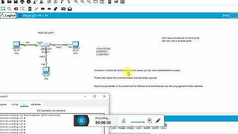 Port Security for Beginners #ccna #switch #port