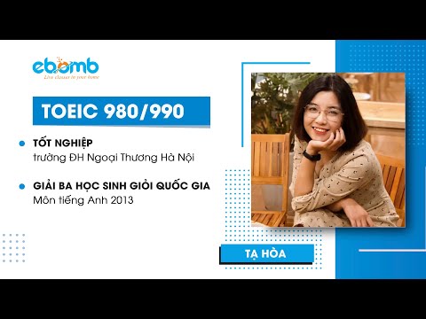 Video Ms. Tạ Hòa - TOEIC 980/990 - YouTube