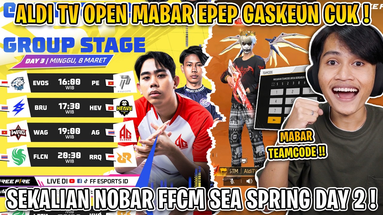 MABAR CUK 😎 SEKALIAN NOBAR FFCM SEA DAY 3 JUGA !!