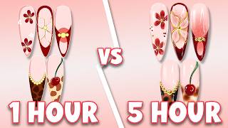 What Happens When You Create a Nail Design in 1 Hour vs. 5 Hours?