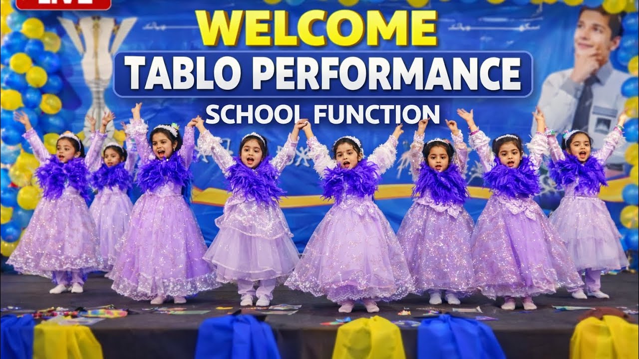 Tablo Performance Welcome tablo performance on annual day #tablo#schoolevent - YouTube