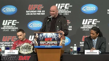 UFC 144 Pre Fight Press Conference Highlights