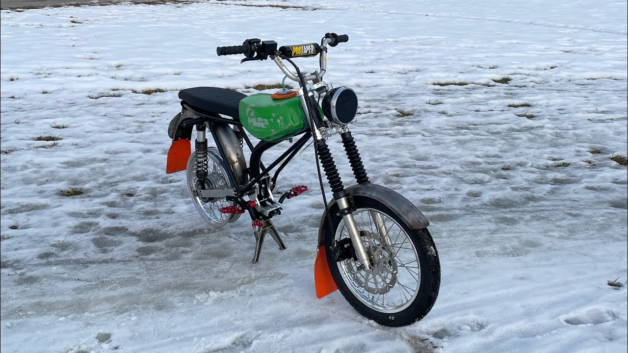 Simson S51 Tuning Neuaufbau Teil 4, wir bauen mein Fahrwerk fertig! 