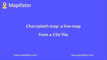 Create a choropleth live-map from a CSV data source with Mapifator.