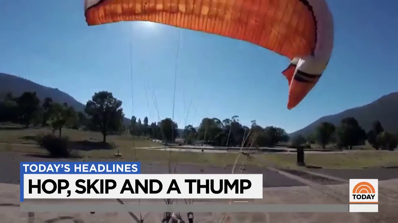 Kangaroo attacks paraglider in Australia just as he lands YouTube