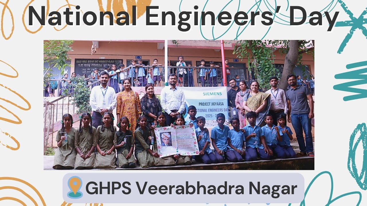 Celebrating National Engineers Day at GHPS Veerabhadranagar | ISPF