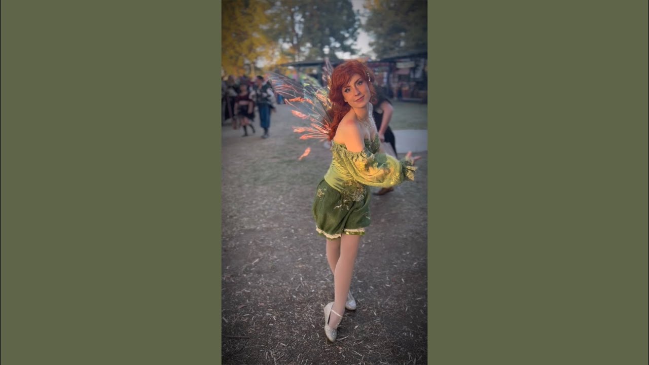 Fairy outfit at the renaissance pleasure faire - Capcut trend ✨🧚🏻‍♀️🌱