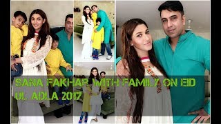 Sana Fakhar With Husband And Sons On Eid Ul Adha 2017