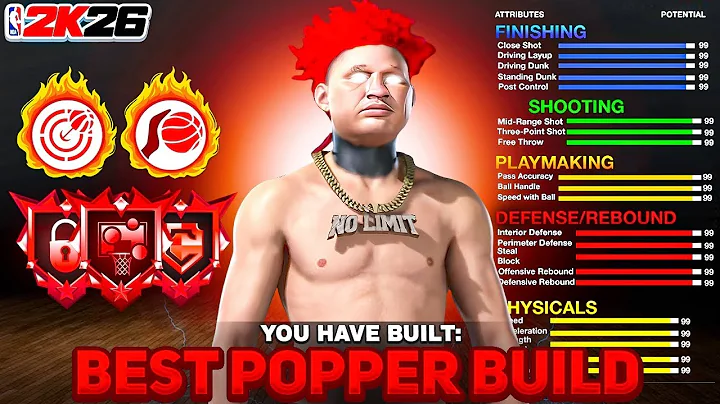 BEST 6"11 POPPER/CENTER BUILD IN NBA2K26!BEST CENTER BUILD 2K26