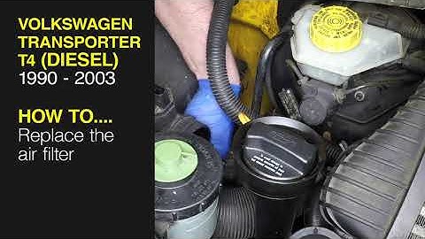 Volkswagen Transporter T4 (1990 - 2003) - Air filter R&R
