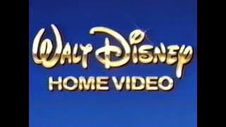 Walt Disney Home Video (1995) Company Logo (VHS Capture)
