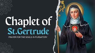 Chaplet of St.Gertrude | Prayer for souls in purgatory