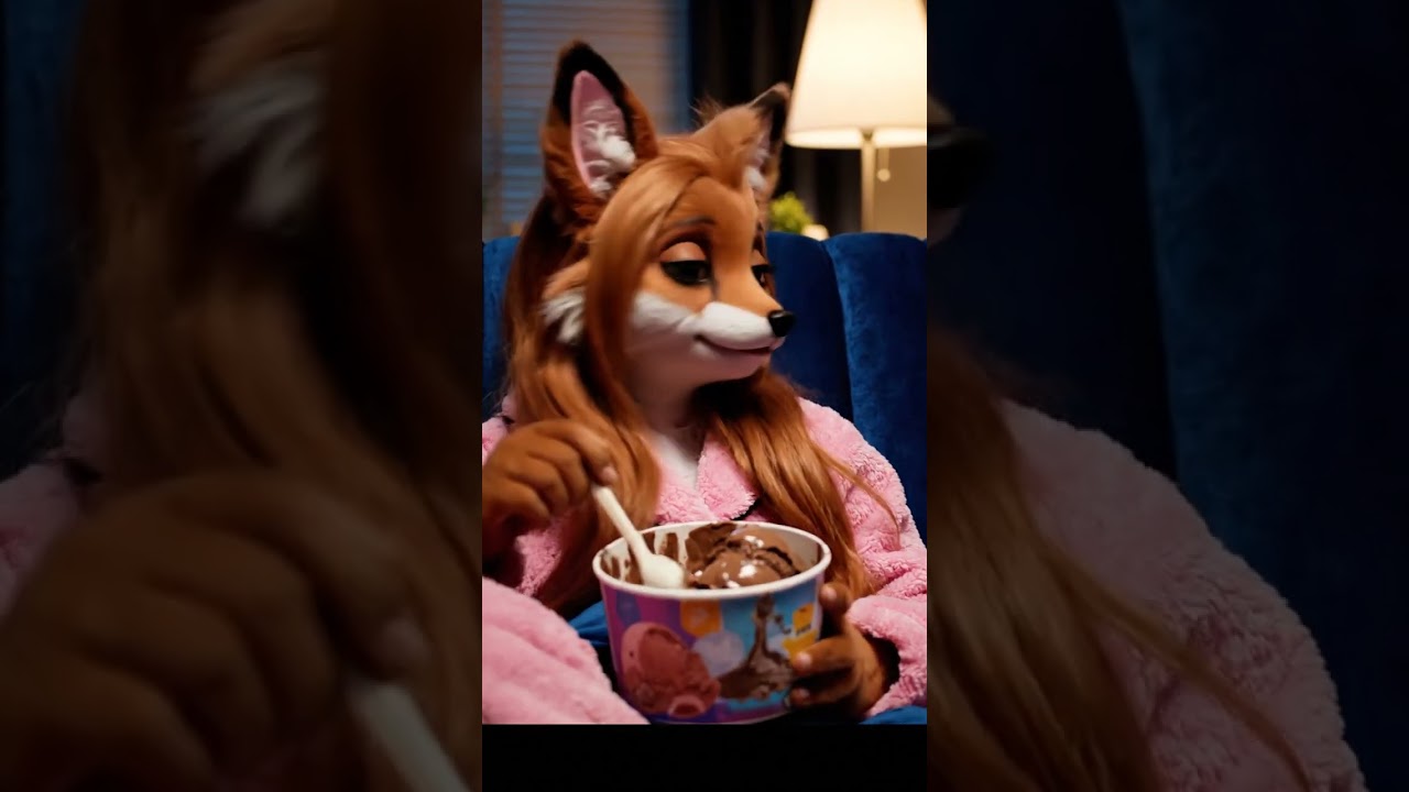 Fox Girl vs Ice Cream | Ease Loop