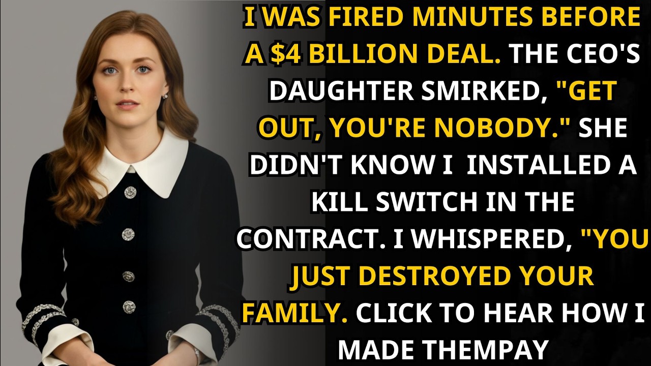 CEO's Daughter Fired Me on Day 1 - I Was About to Sign a $4 Billion Deal