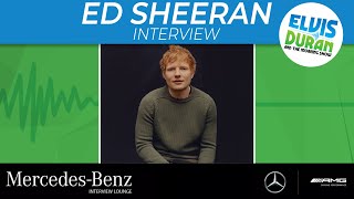 Ed Sheeran Reveals Elton John Song, Filmed Anniversary Show & Teases '=' | Elvis Duran Show