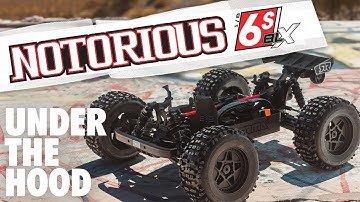 @ARRMARC NOTORIOUS 6S BLX RTR // UNDER THE HOOD [ARA8611V6]