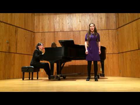 Madelaine Matej Sings "As When The Dove Laments Her Love"