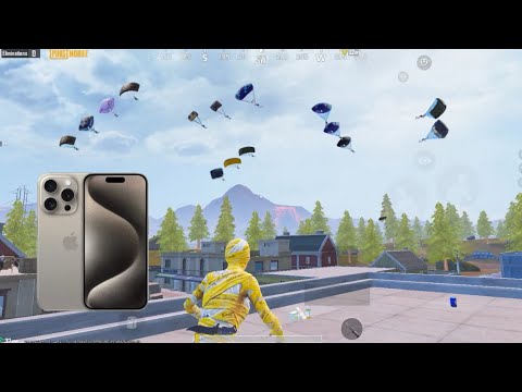 Wow! NEW iPhone 15 PRO MAX GAMEPLAY🔥Pubg Mobile