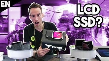 Team Group Computex Tour: A SSD with LCD Screen? Or just really good RGB?