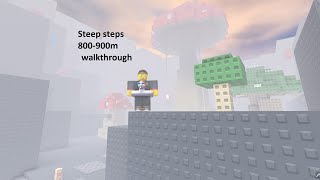 Roblox Steep Steps 800-900m Walkthrough (No Commentary)