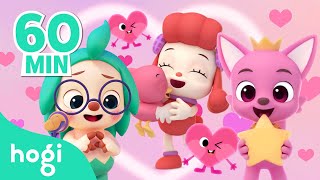 🌹Happy Valentine's Day ❤️with Hogi & Pinkfong | Compilation | Rhymes for Kids | Pinkfong & Hogi
