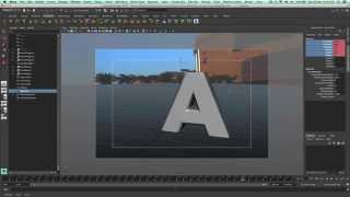 Autodesk Maya Tutorial - How To Create Cascading Text Effect