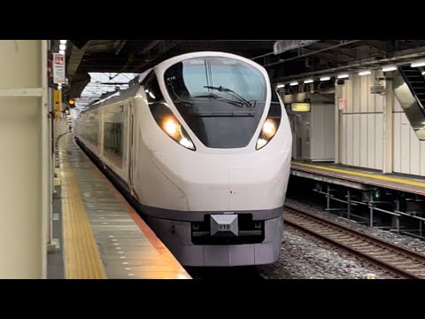 E657系K10編成が我孫子駅を高速通過するシーン