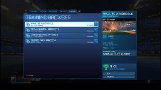 Rocket League custom training pack