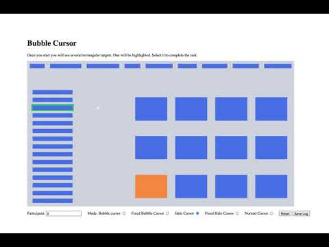 Bubble Cursor Redesign AHCC University of Copenhagen