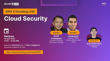 AWS x Dicoding LIVE : "Cloud Security"