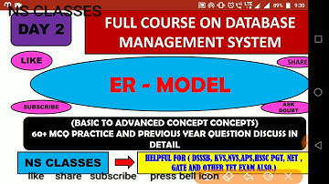 Day 2- E-R MODEL IN DATABASE MANAGEMENT SYSTEM..