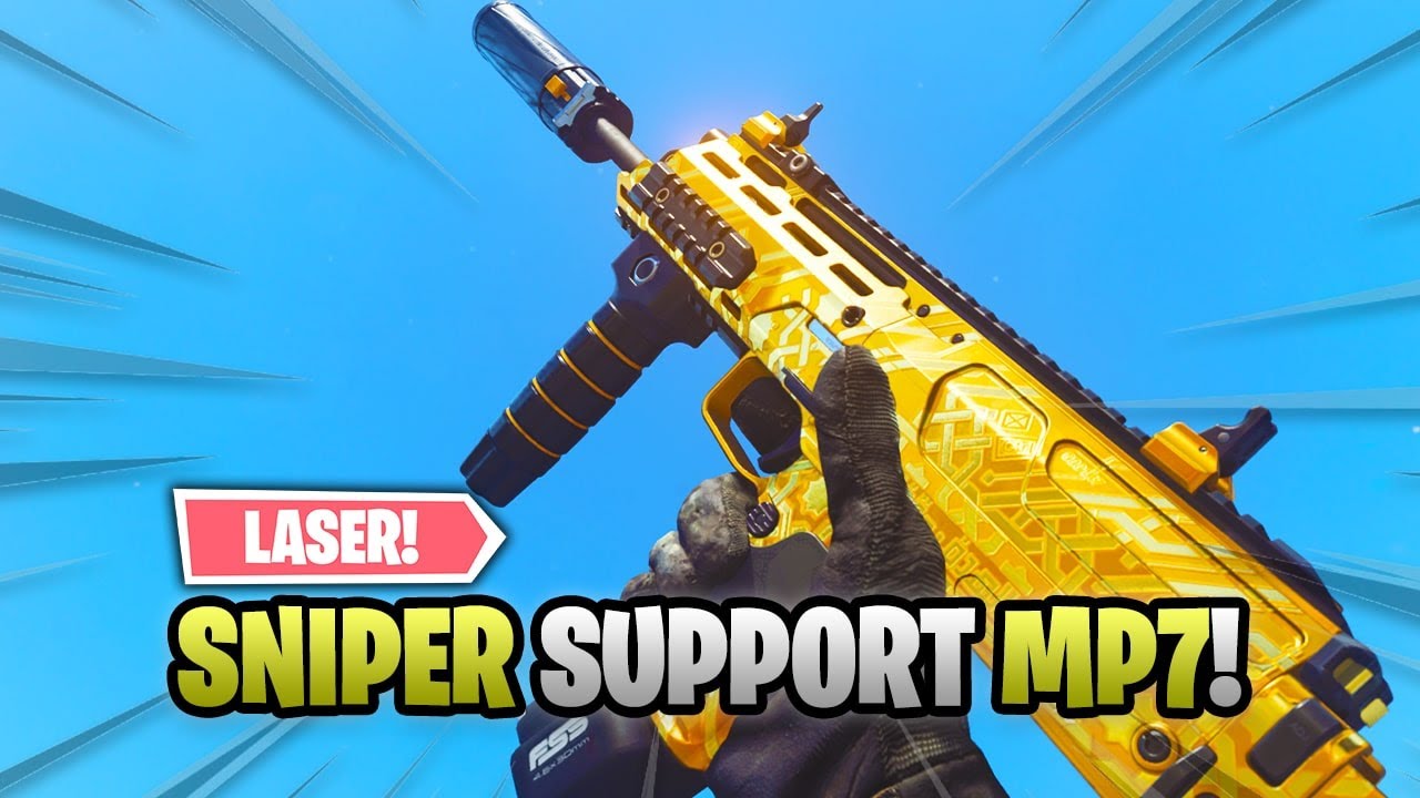 The *BEST* SNIPER SUPPORT MP7 in Warzone! 🤯 | Loadout for the "MP7" | (Warzone: Season 4 Reloaded)
