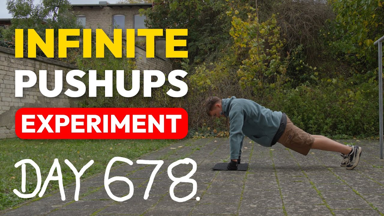Infinite Pushups Experiment - Day 678 (25.10.2025) - YouTube