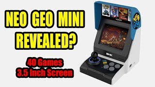 NEO GEO MINI REVEALED? Leaked Pics and Specs